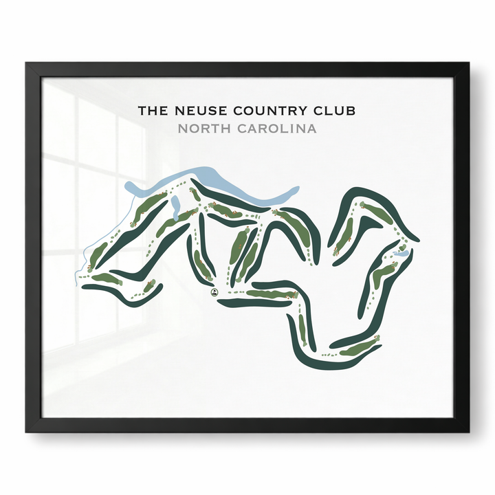 The Neuse Country Club, North Carolina - Printed Golf Course