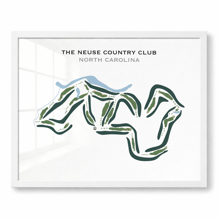 The Neuse Country Club, North Carolina - Printed Golf Course