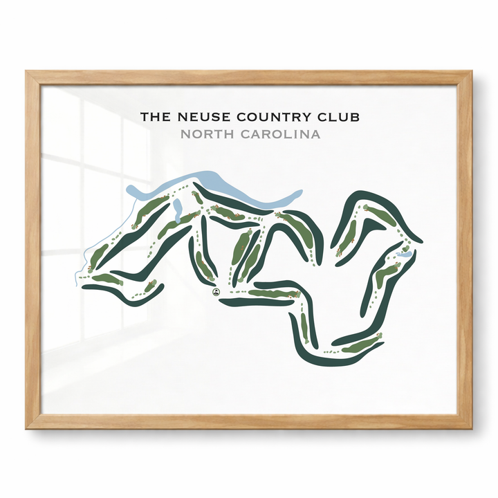 The Neuse Country Club, North Carolina - Printed Golf Course