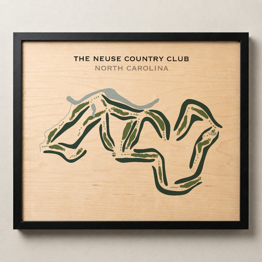 The Neuse Country Club, North Carolina - Printed Golf Course