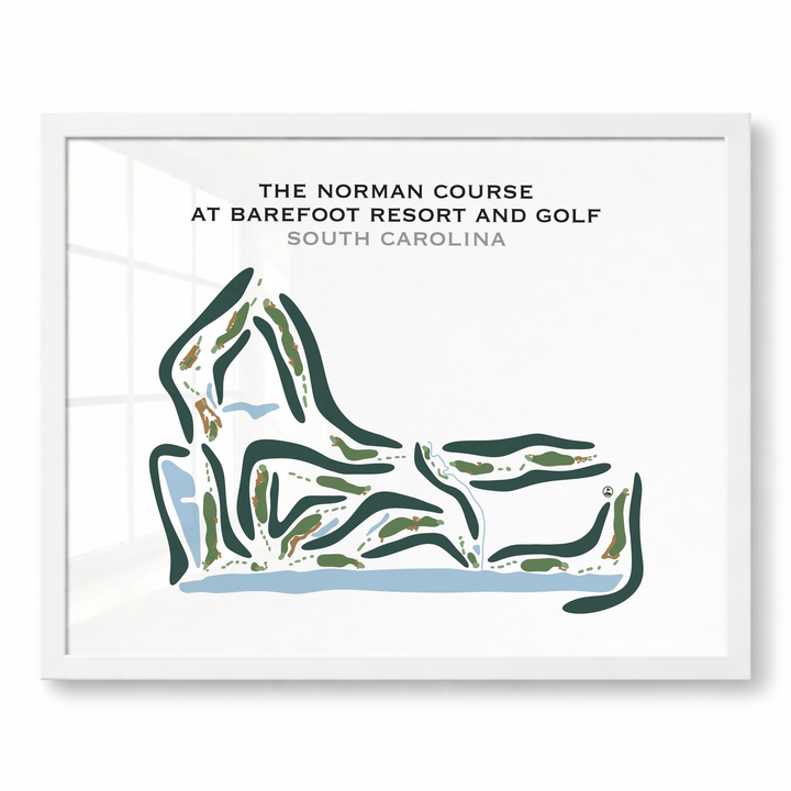The Norman Course at Barefoot Resort & Golf, South Carolina - Printed Golf Course
