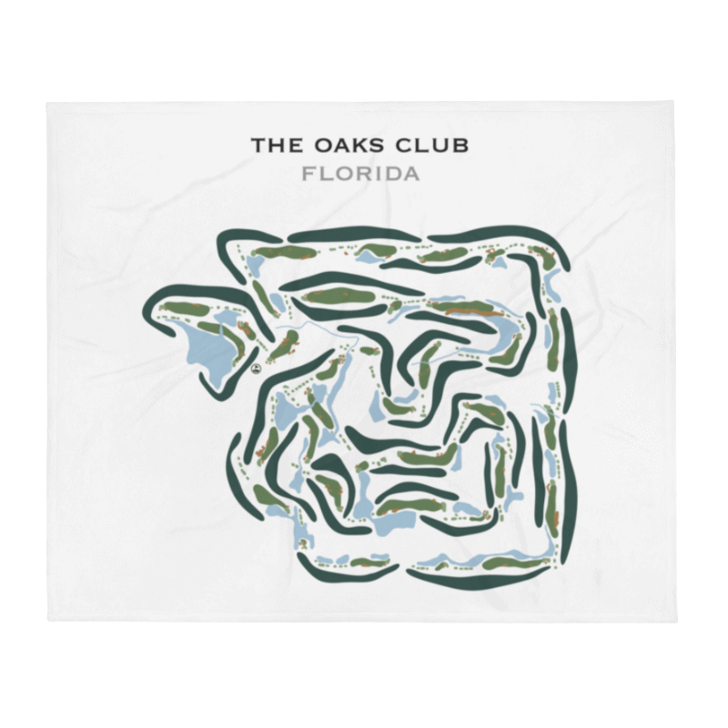 The Oaks Club, Florida - Printed Golf Courses