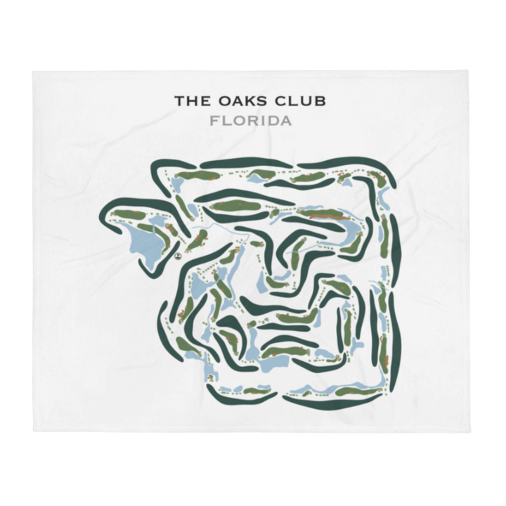 The Oaks Club, Florida - Printed Golf Courses