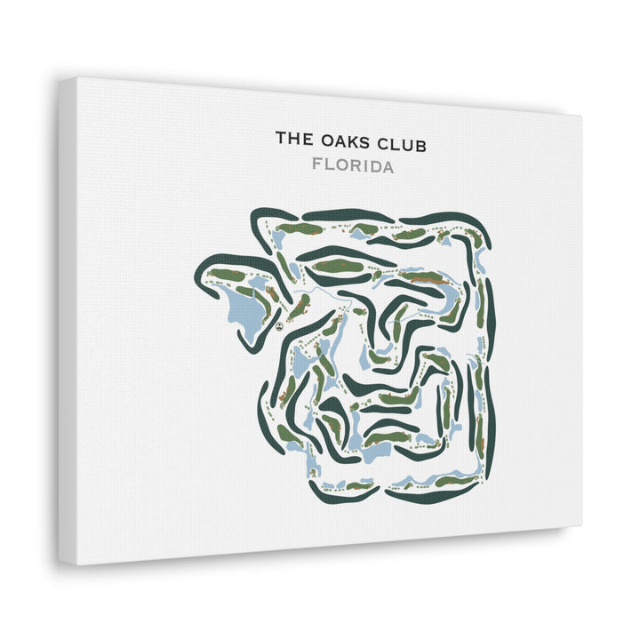 The Oaks Club, Florida - Printed Golf Courses