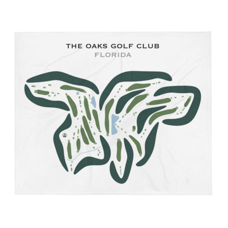The Oaks Club, Florida - Printed Golf Courses