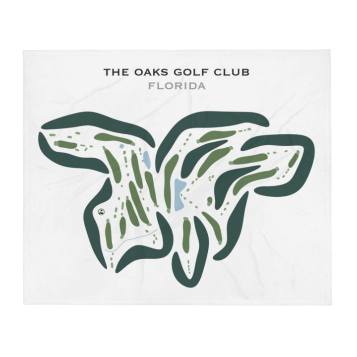 The Oaks Club, Florida - Printed Golf Courses