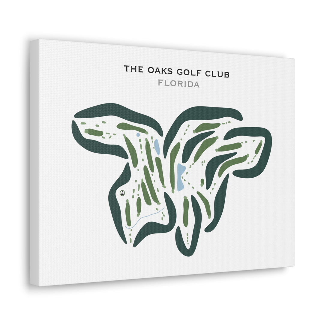 The Oaks Club, Florida - Printed Golf Courses