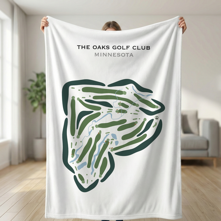 The Oaks Golf Club, Minnesota - Printed Golf Courses