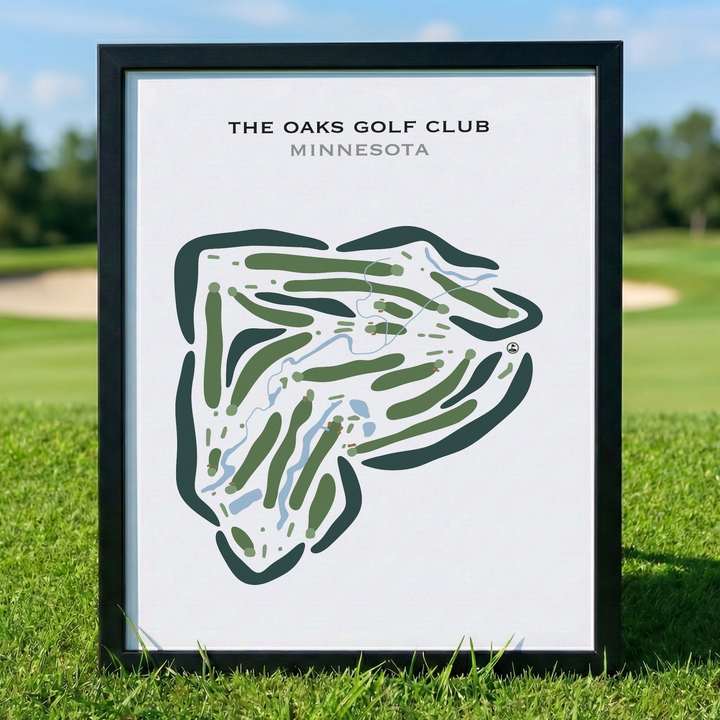 The Oaks Golf Club, Minnesota - Printed Golf Courses