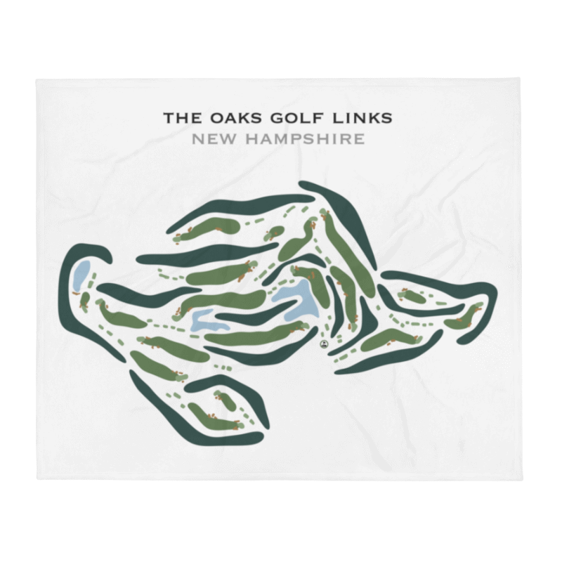 The Oaks Golf Links, New Hampshire - Printed Golf Courses