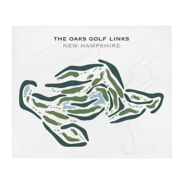 The Oaks Golf Links, New Hampshire - Printed Golf Courses