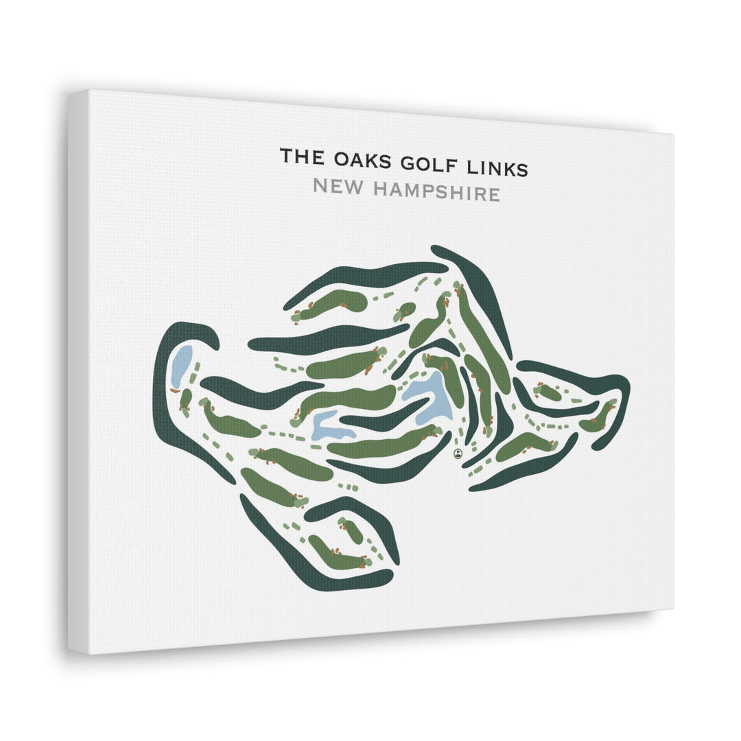 The Oaks Golf Links, New Hampshire - Printed Golf Courses