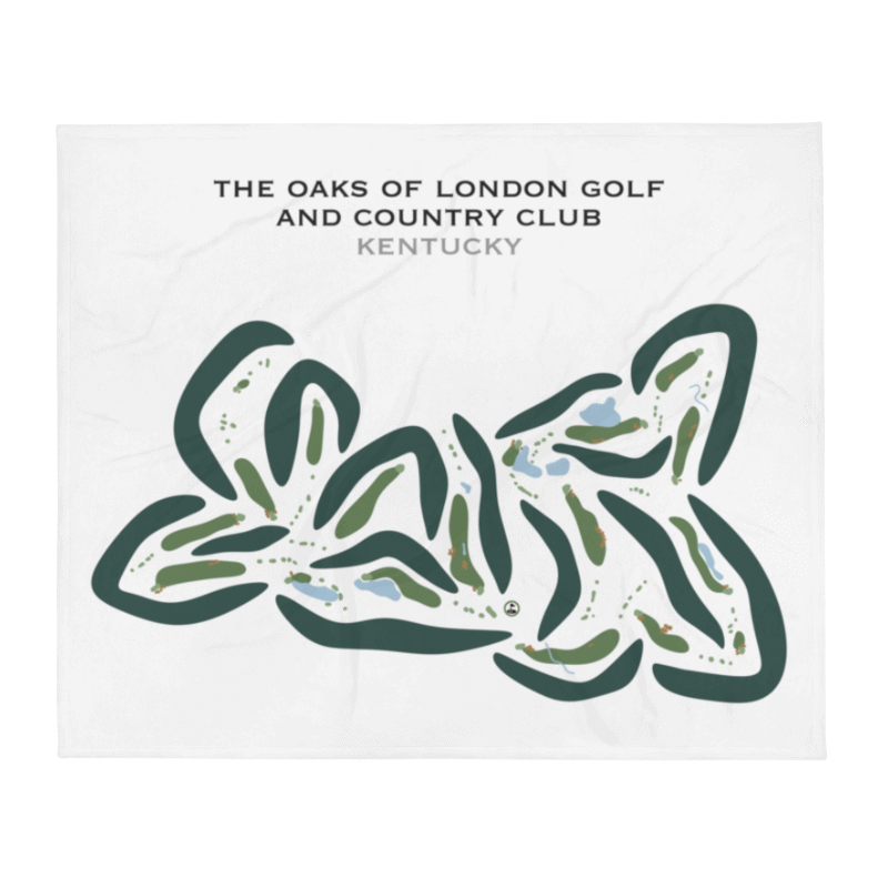 The Oaks of London Golf and Country Club, Kentucky - Printed Golf Courses