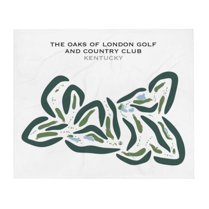 The Oaks of London Golf and Country Club, Kentucky - Printed Golf Courses