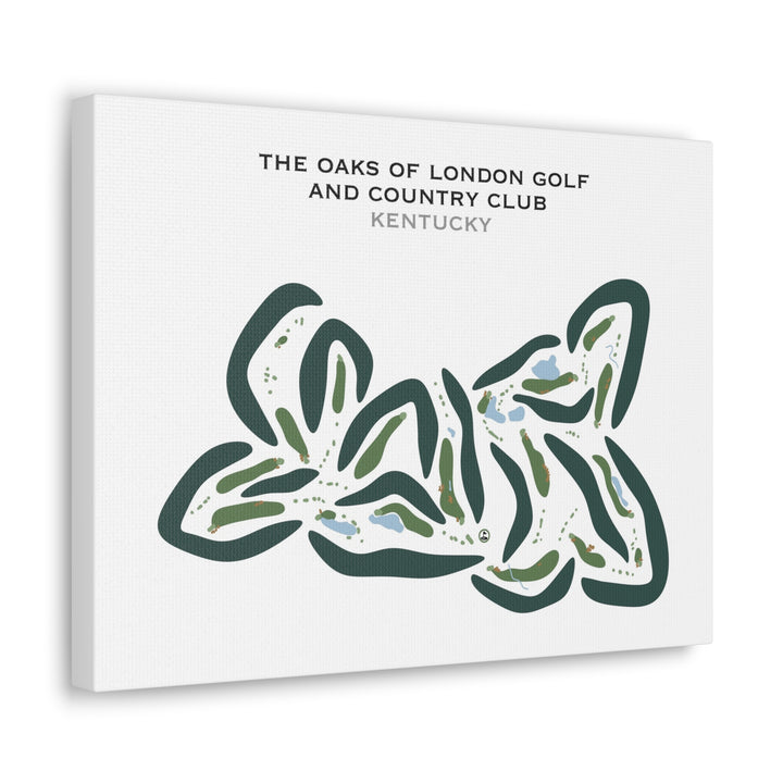 The Oaks of London Golf and Country Club, Kentucky - Printed Golf Courses