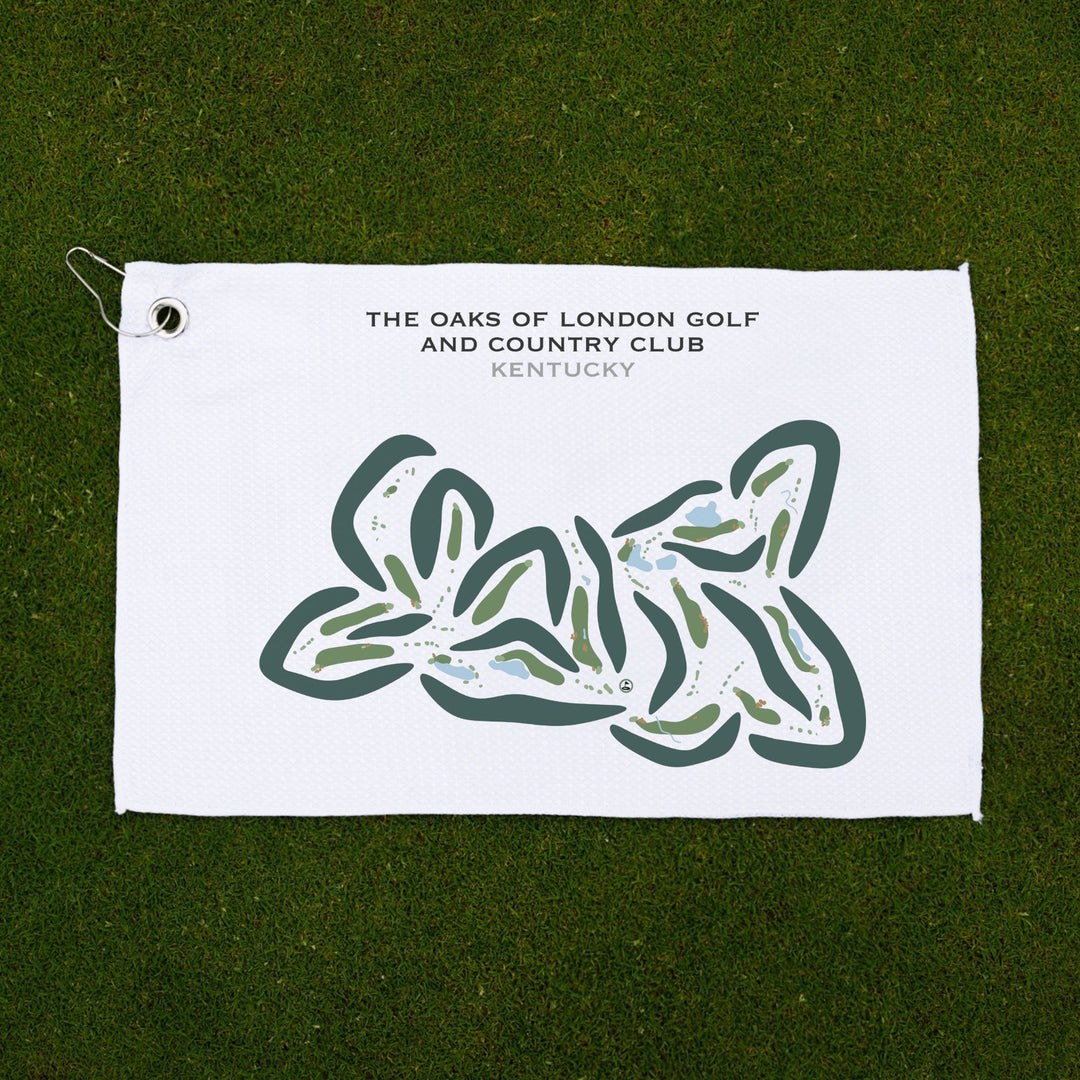 The Oaks of London Golf and Country Club, Kentucky - Printed Golf Courses