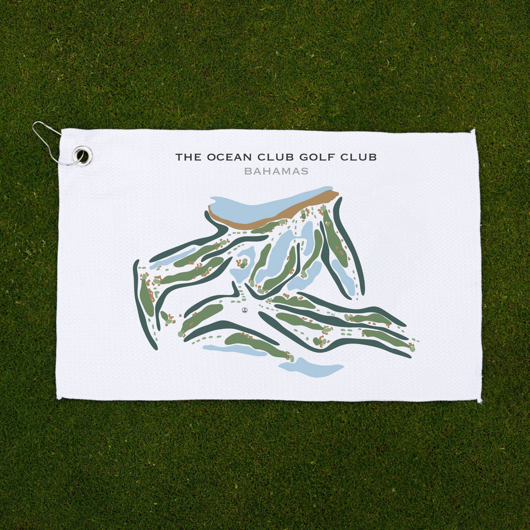 The Ocean Club Golf Club, Bahamas - Printed Golf Courses