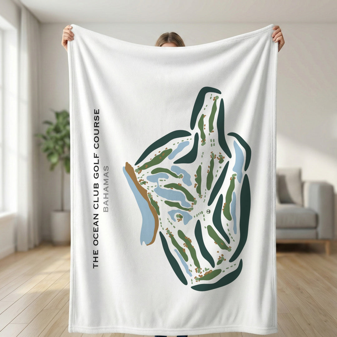 The Ocean Club Golf Course, Bahamas - Printed Golf Courses