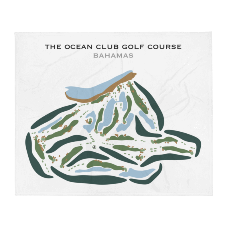 The Ocean Club Golf Course, Bahamas - Printed Golf Courses