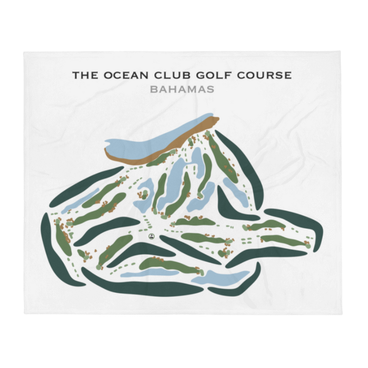 The Ocean Club Golf Course, Bahamas - Printed Golf Courses