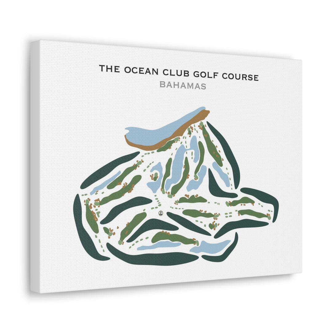The Ocean Club Golf Course, Bahamas - Printed Golf Courses