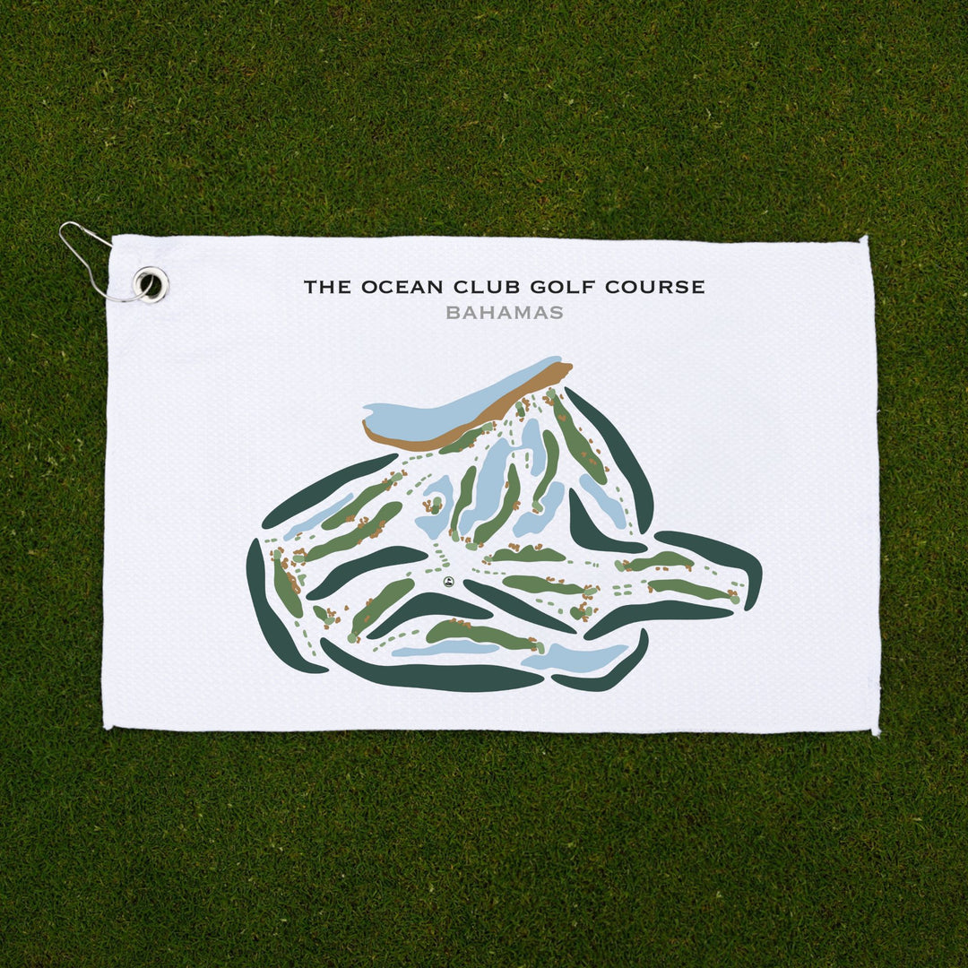 The Ocean Club Golf Course, Bahamas - Printed Golf Courses