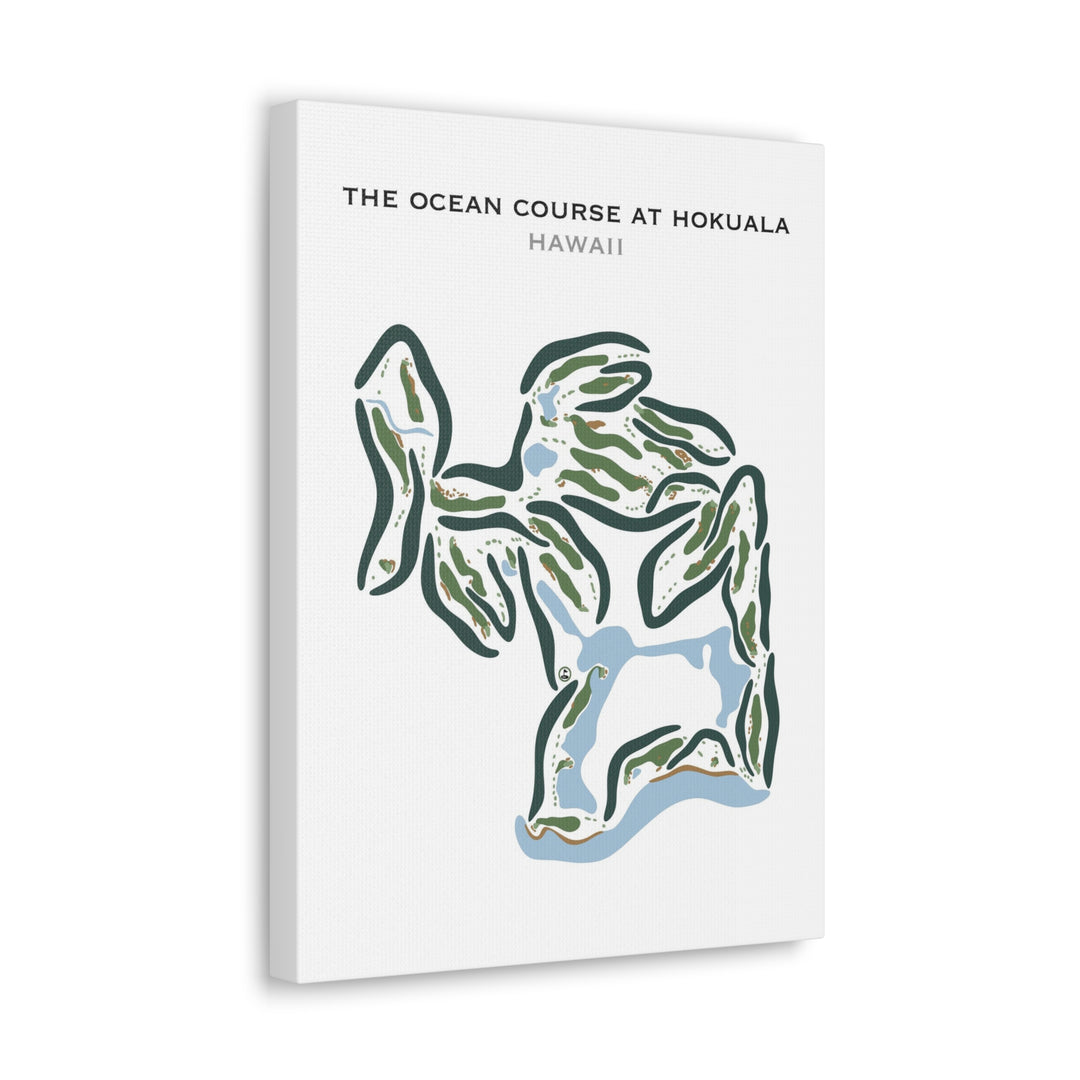 The Ocean Course at Hokuala, Hawaii - Printed Golf Courses