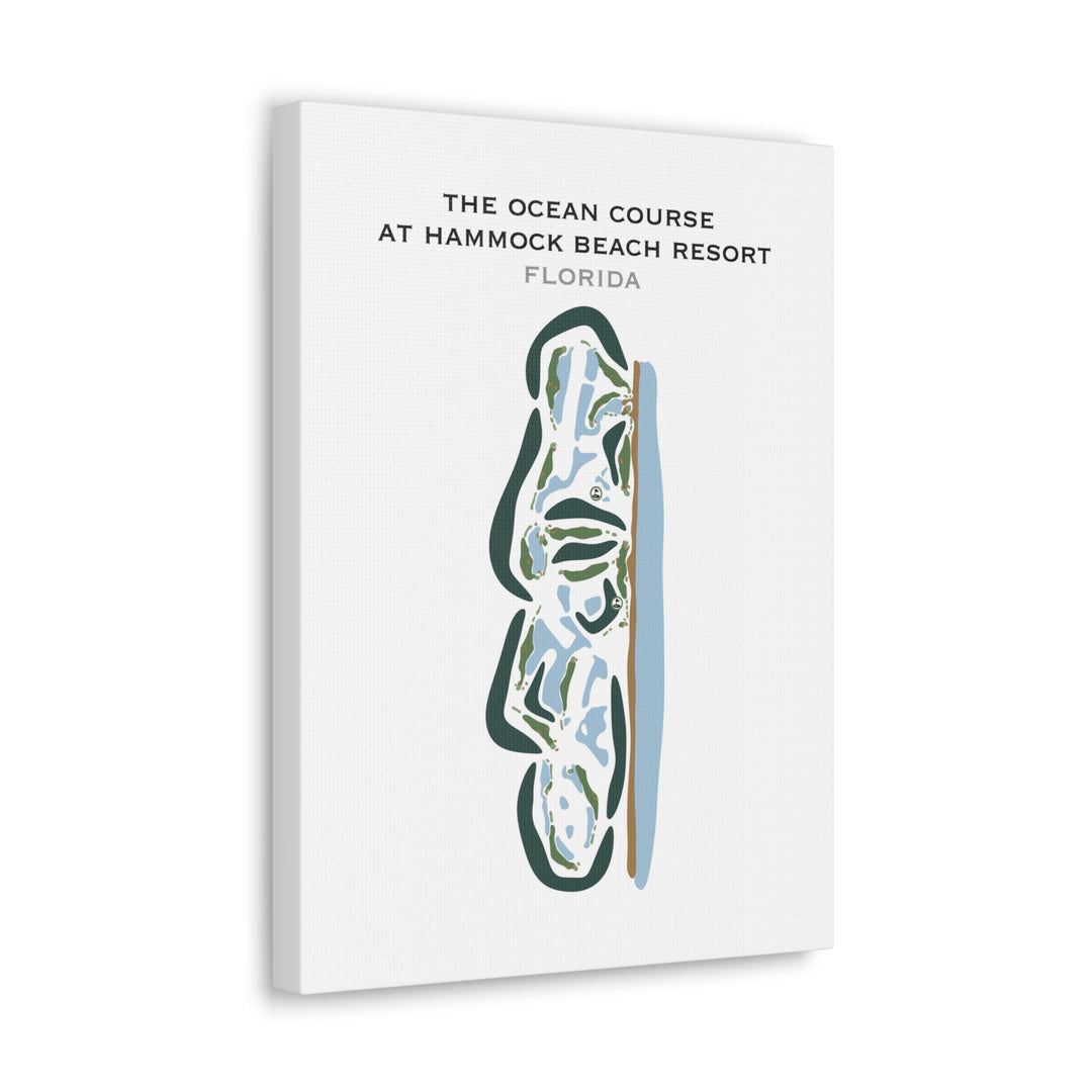 The Ocean Course at Hammock Beach Resort, Florida - Printed Golf Courses