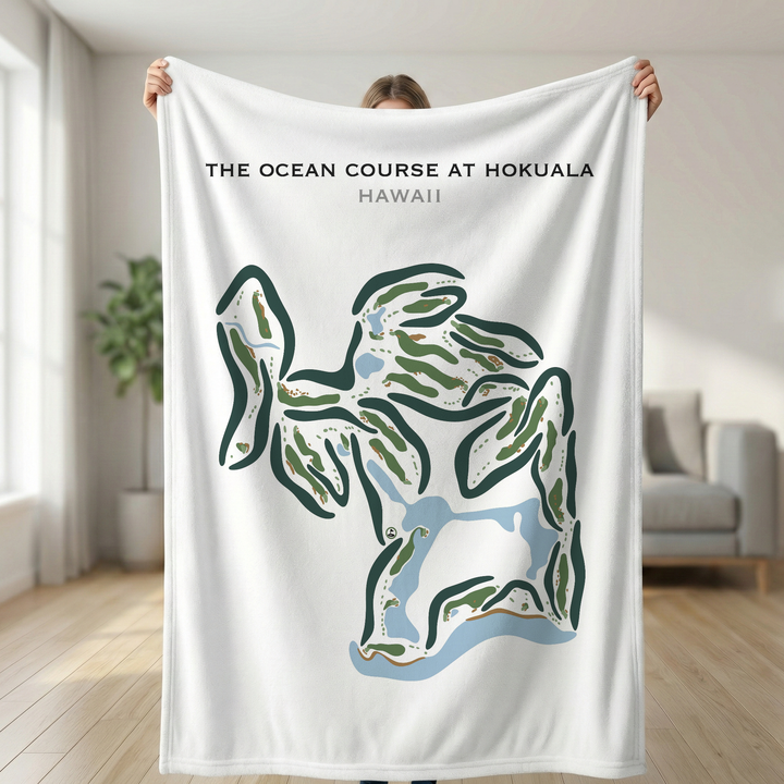 The Ocean Course at Hokuala, Hawaii - Printed Golf Courses