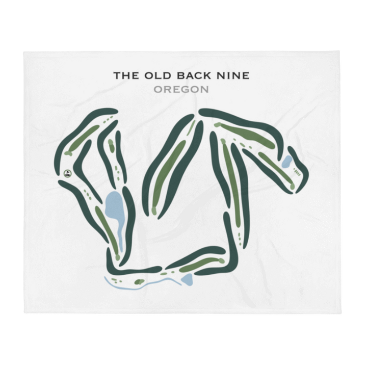 The Old Back Nine, Oregon - Printed Golf Courses
