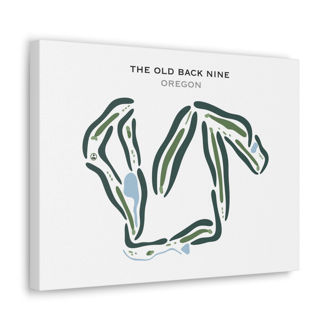 The Old Back Nine, Oregon - Printed Golf Courses