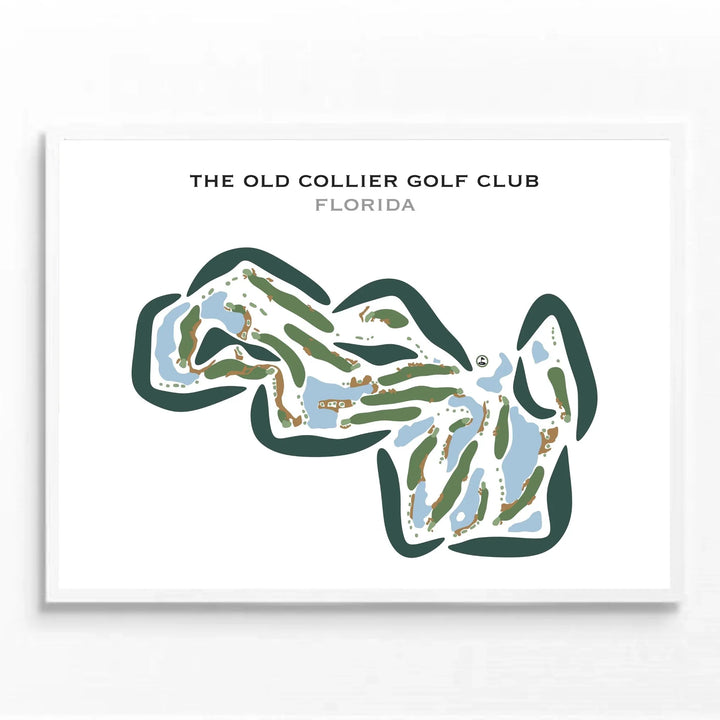 The Old Collier Golf Club, Florida - Printed Golf Courses