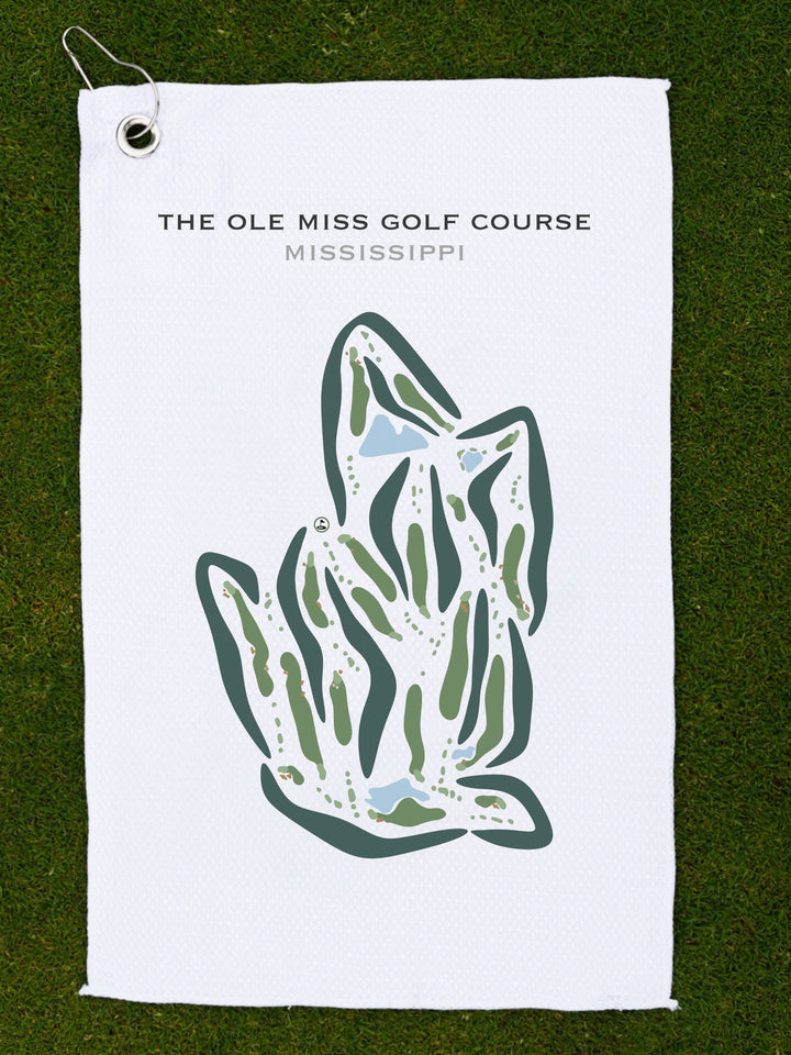 The Ole Miss Golf Course, Mississippi - Printed Golf Course