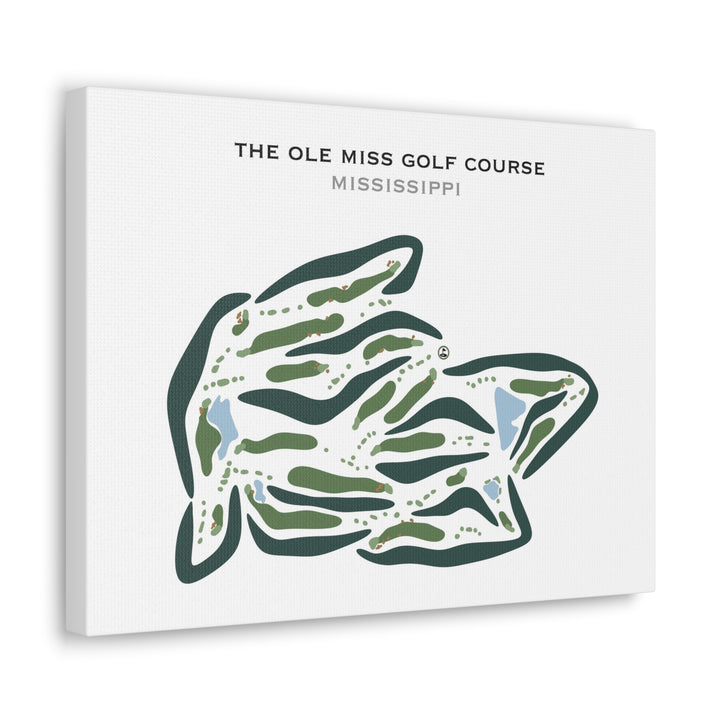 The Ole Miss Golf Course, Mississippi - Printed Golf Course