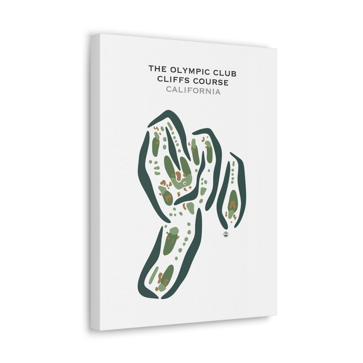 The Olympic Club - Cliffs Course, California - Printed Golf Courses