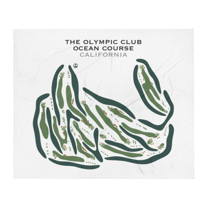The Olympic Club - Ocean Course, California - Printed Golf Courses - Golf Course Prints