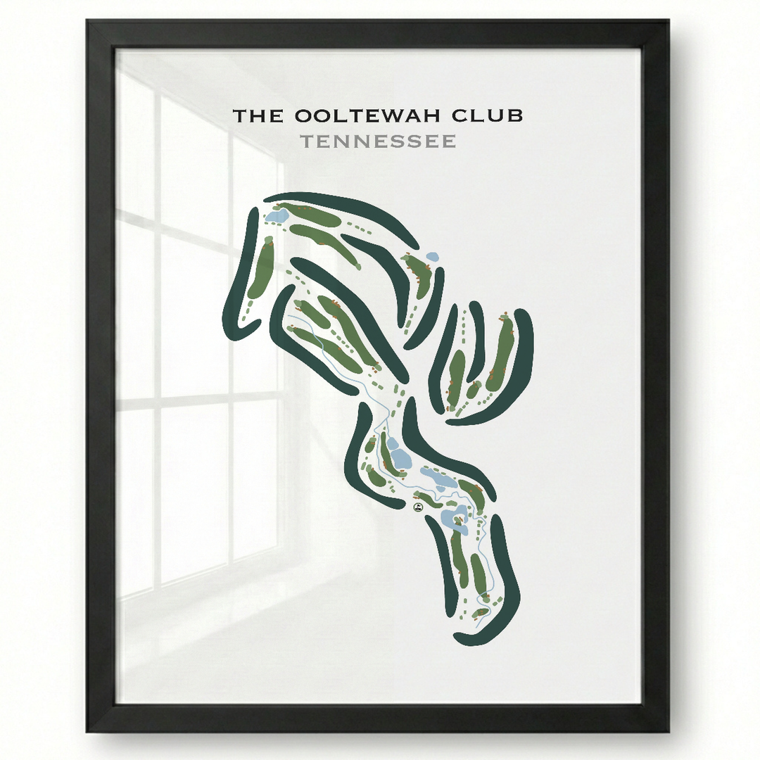 The Ooltewah Club, Tennessee - Printed Golf Courses