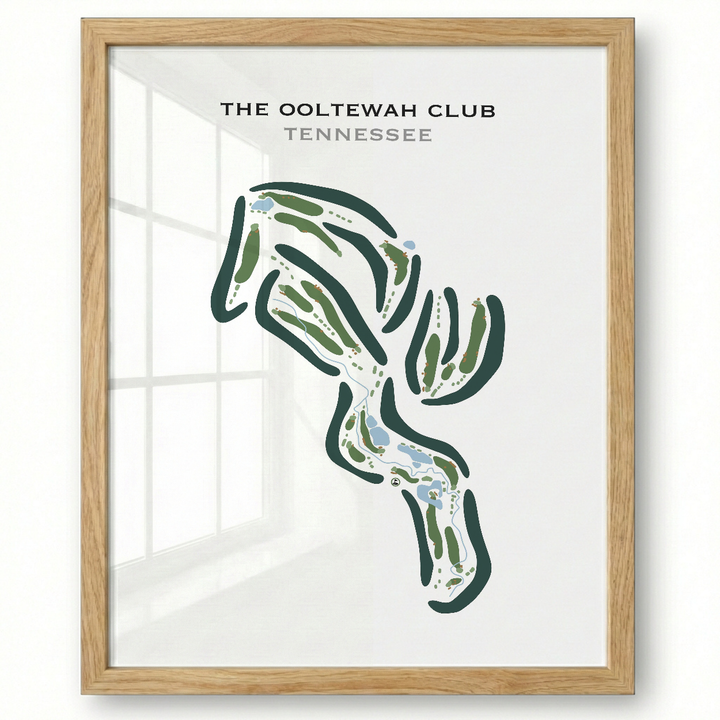 The Ooltewah Club, Tennessee - Printed Golf Courses