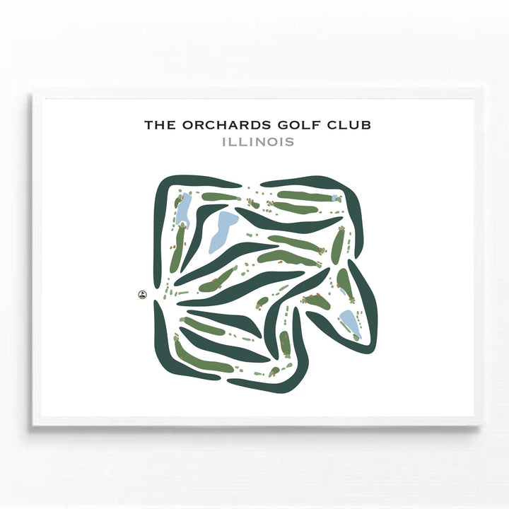 The Orchards Golf Club, Illinois - Printed Golf Courses