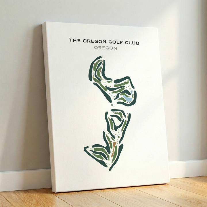 The Oregon Golf Club, Oregon - Printed Golf Course