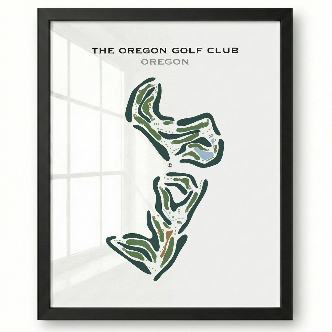 The Oregon Golf Club, Oregon - Printed Golf Course