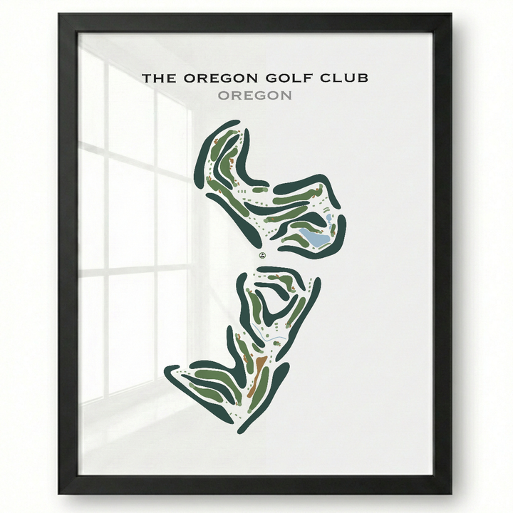 The Oregon Golf Club, Oregon - Printed Golf Course