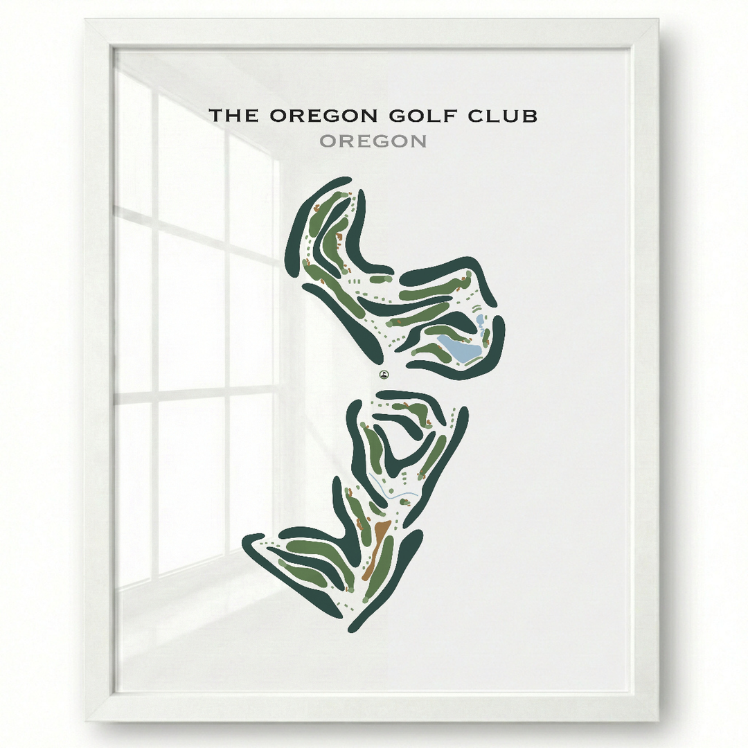 The Oregon Golf Club, Oregon - Printed Golf Course
