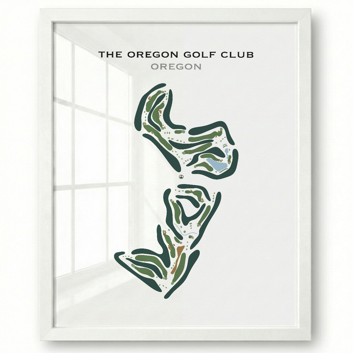 The Oregon Golf Club, Oregon - Printed Golf Course