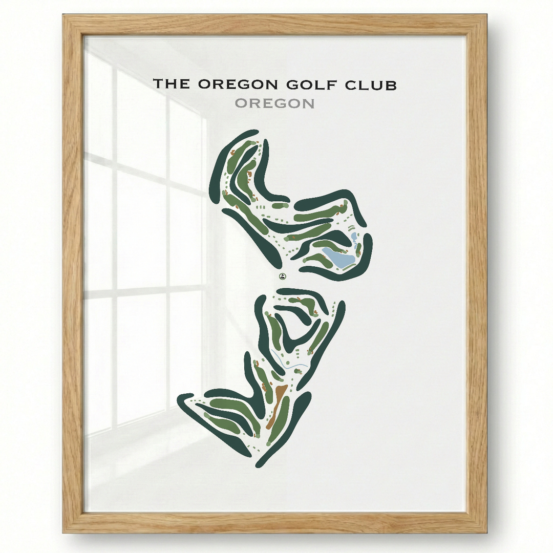 The Oregon Golf Club, Oregon - Printed Golf Course