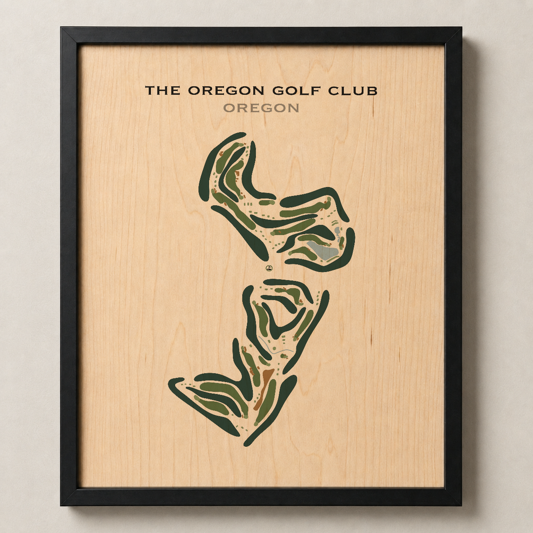 The Oregon Golf Club, Oregon - Printed Golf Course