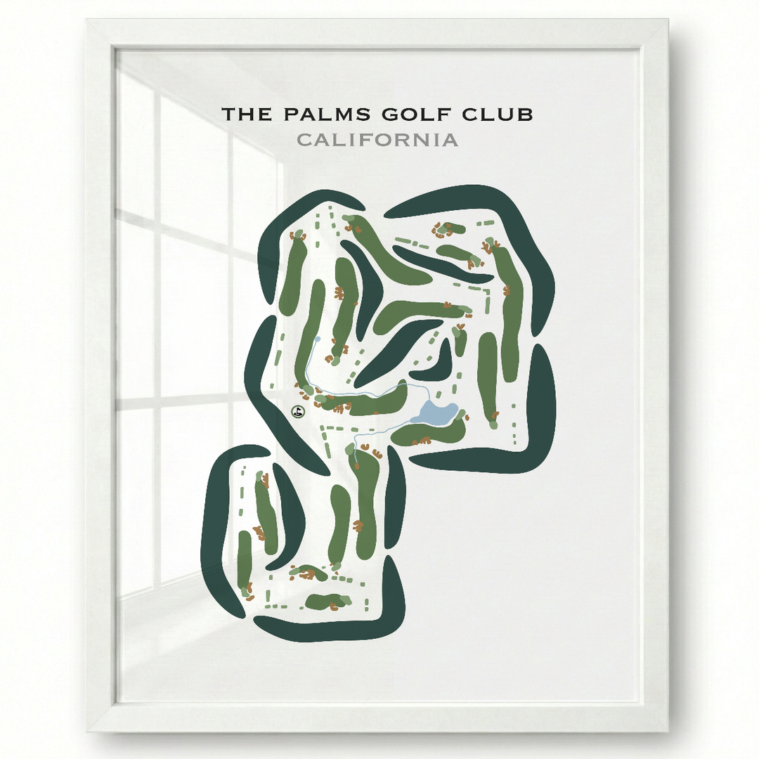 The Palms Golf Club, California - Printed Golf Courses