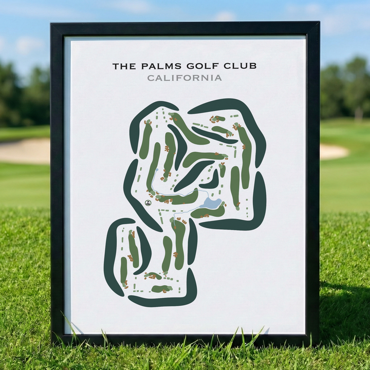 The Palms Golf Club, California - Printed Golf Courses