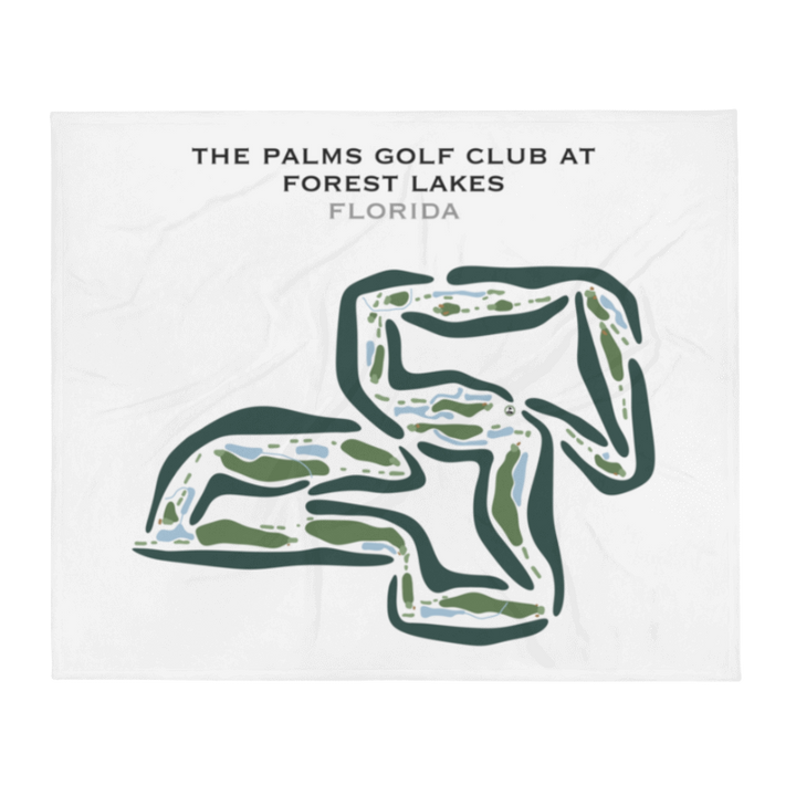 The Palms Golf Club at Forest Lakes, Florida - Printed Golf Courses