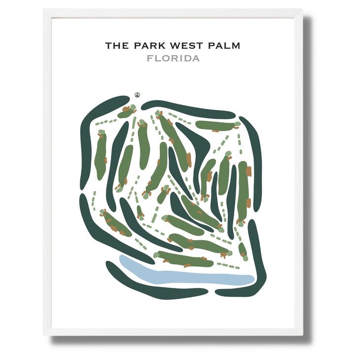 The Park West Palm, Florida - Printed Golf Courses